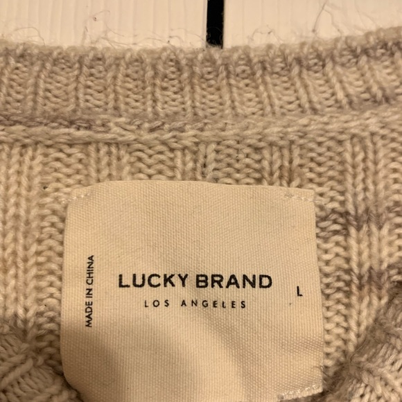 Lucky Brand- short waisted sweater - Picture 3 of 3
